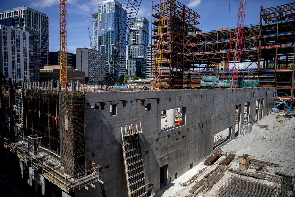 expansion construction of the washington state convention center