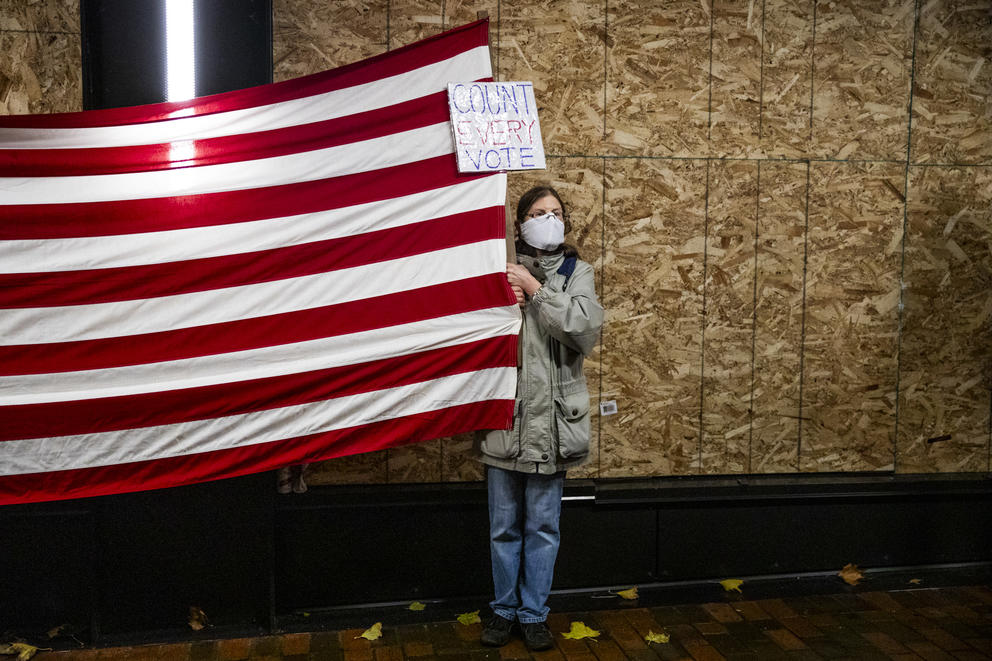 protest over vote count