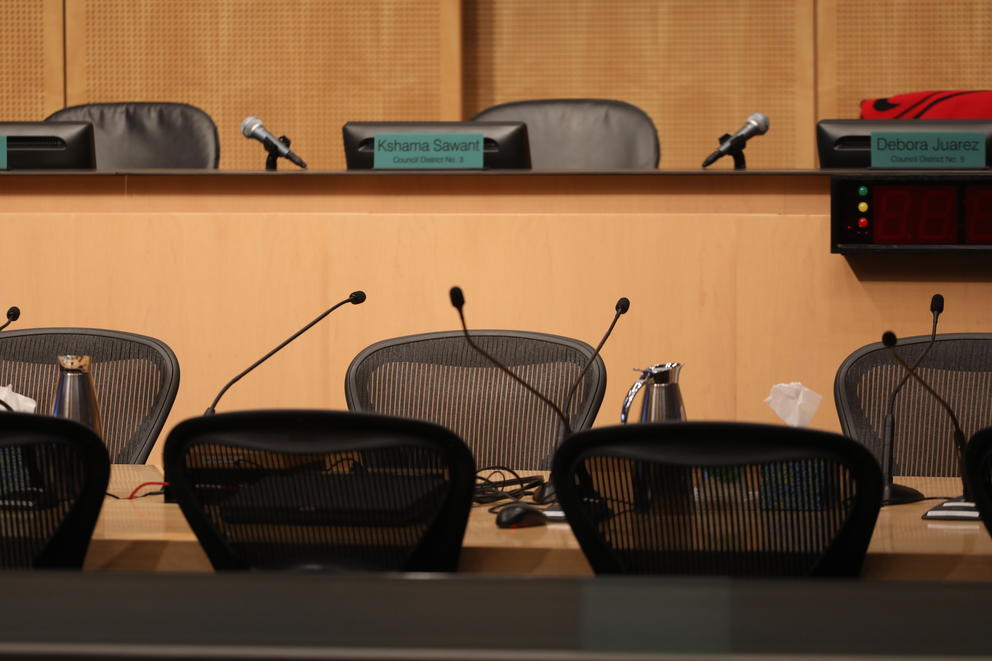 Tim Burgess in City Council Meeting ahead of Mayoral Announcement