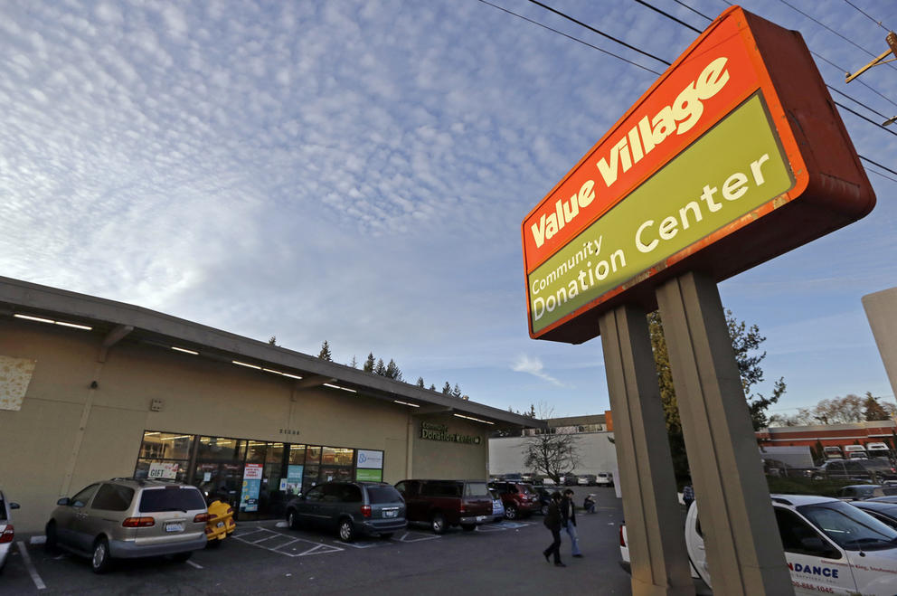 The storefront of a Value Village store