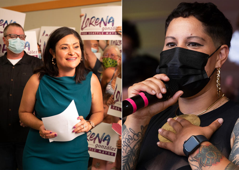 Lorena Gonzalez and Nikkita Oliver