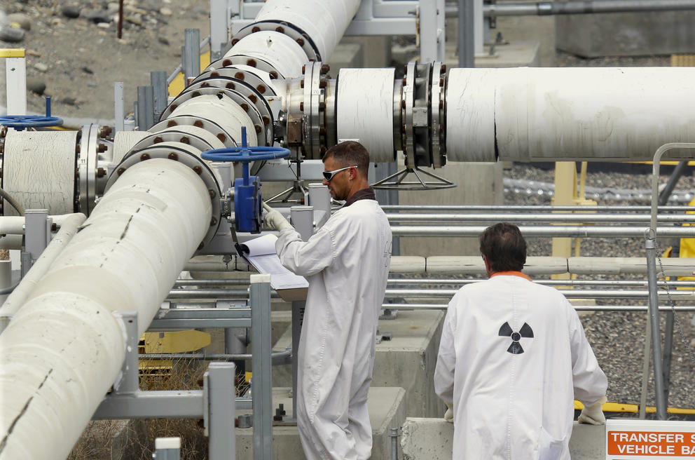 Workers at Hanford.