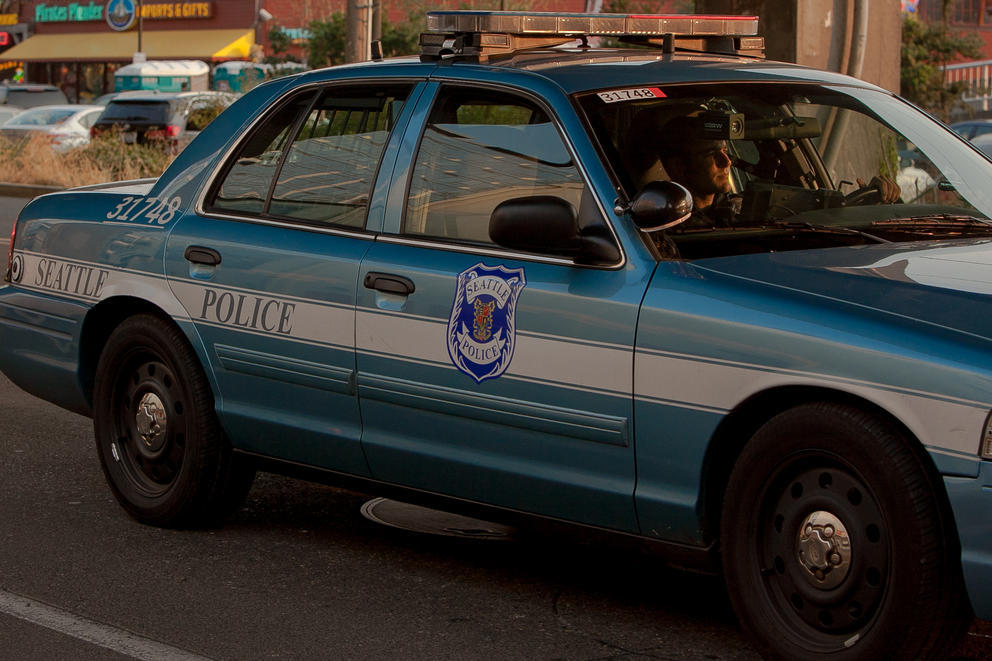 Seattle police cruiser