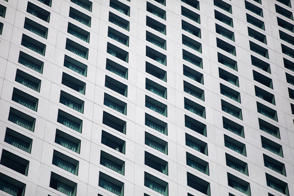 Hotel rooms at the Hyatt Regency Seattle 