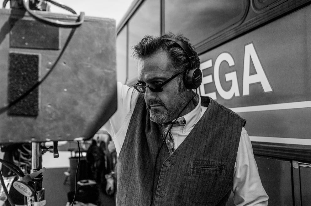 Juan A. Mas on the set of Z Nation