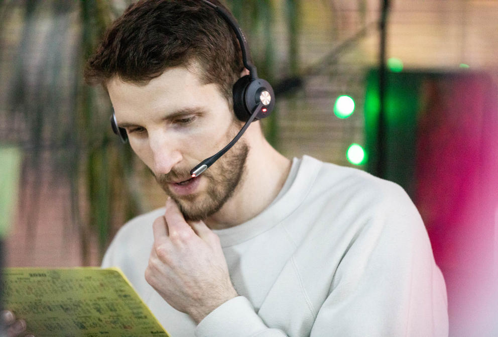 Brian Littmann., a volunteer with the regional crisis hotline