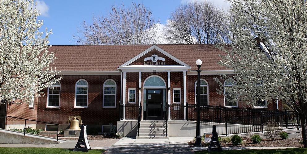 The Dayton Memorial Library in Dayton, WA.