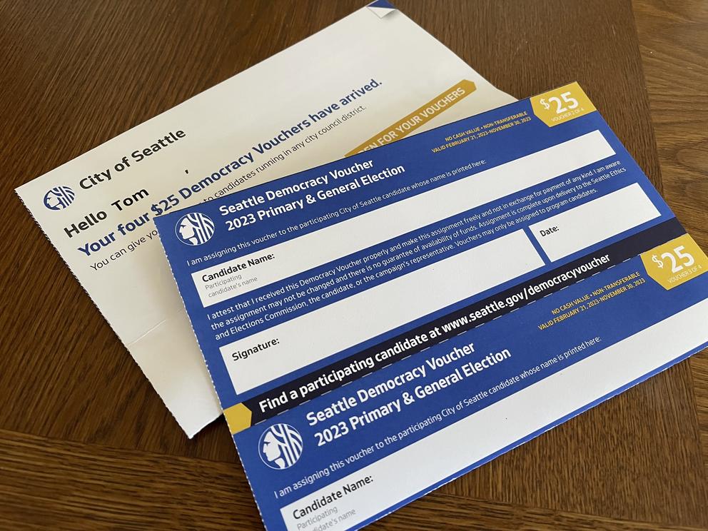 Example of a 2023 Democracy Voucher