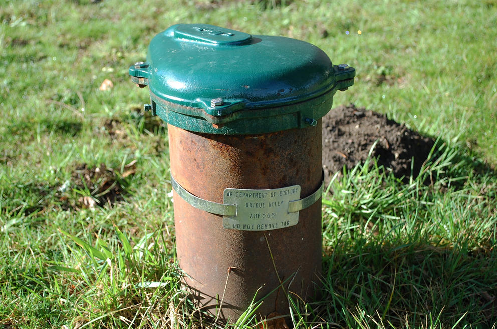 A Washington Department of Ecology test well