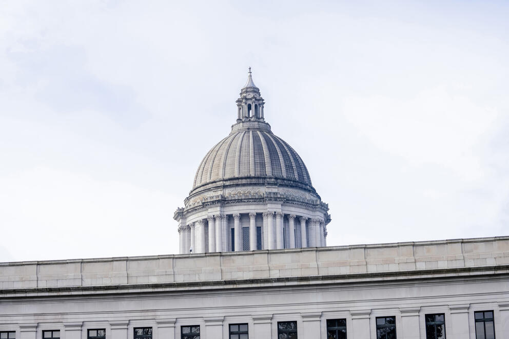 The Washington State Capitol dome