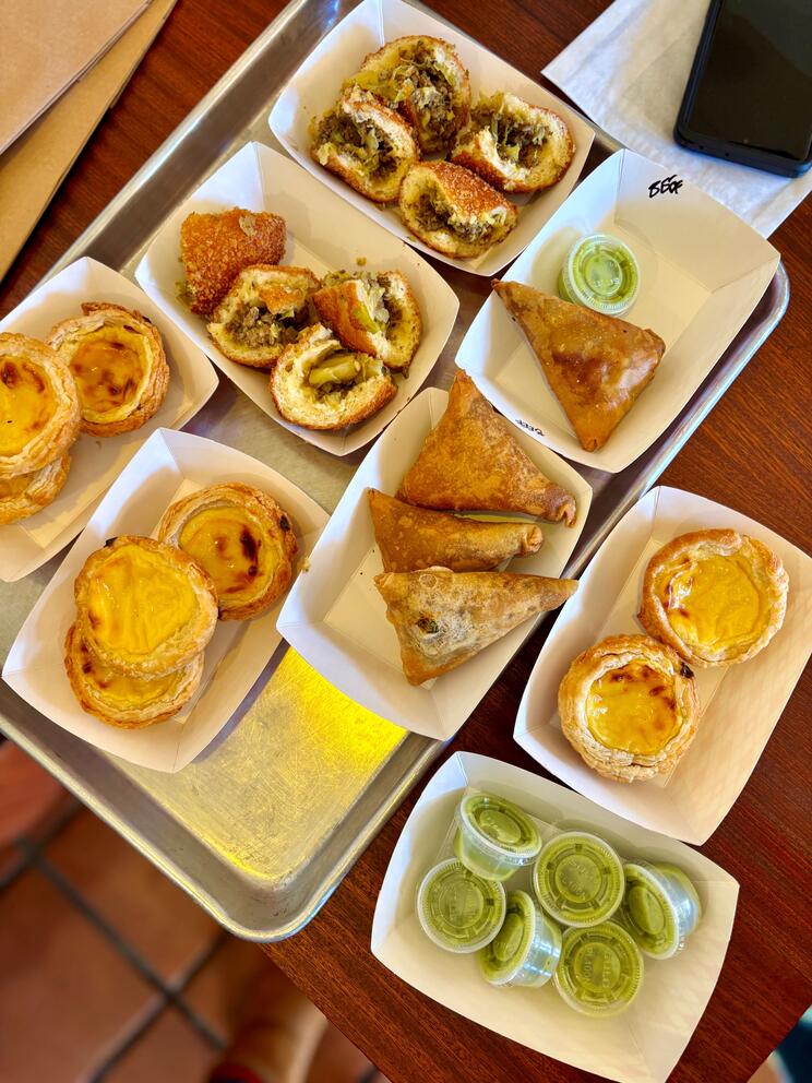 A selection of pastries
