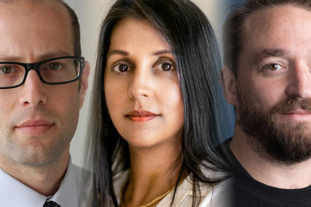 Abrahm Lustgarten, Sonia Shah and Ted Alvarez