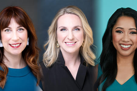 Amanda Zamora, Emily Ramshaw and Starla Sampaco