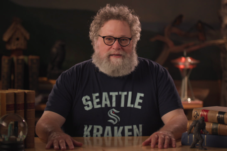 Mossback with a Kraken shirt on