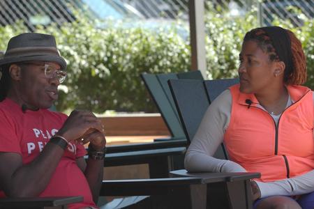 Doc Wilson and Alison Mariella Désir in conversation
