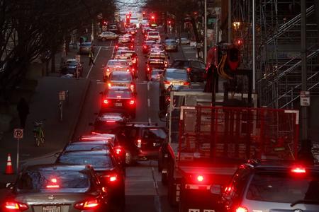 Bumper to bumper traffic