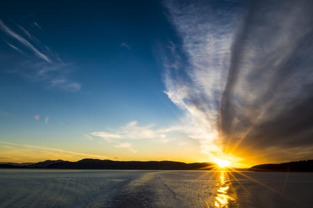sunrise in the San Juans