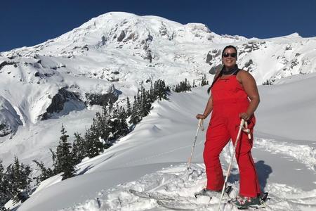 mt rainier snowshoe
