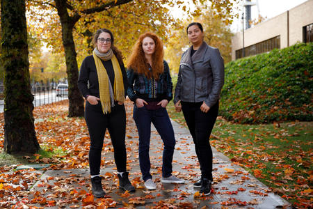  Staff Photographer Dorothy Edwards, Science and Environment Reporter Hannah Weinberger and Race and Immigration Producer Jen Dev