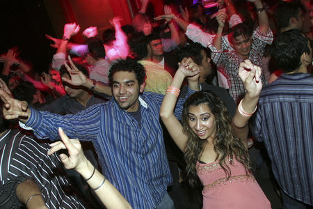 Dancers in a Seattle club