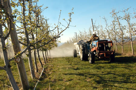 farmer on tractor