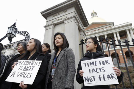 Anti-racist protesters