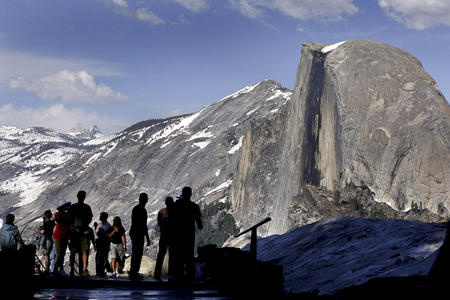 t Half Dome from Glacier Poin