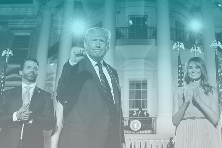 don jr, donald trump and melania trump