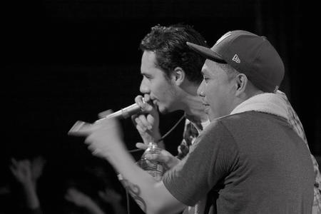 Two MCs rapping