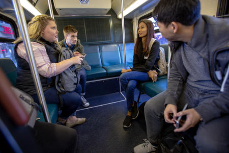 bus riders in seattle