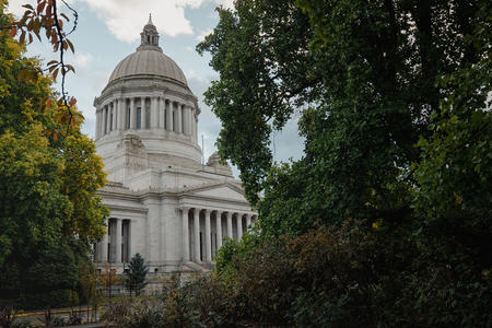 Photo of the Legislative Building in Olympia