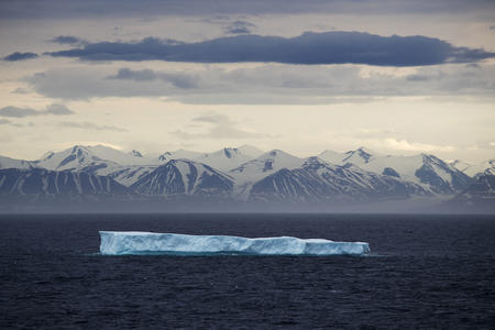 a floating iceberg
