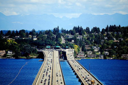 I-90 floating bridge