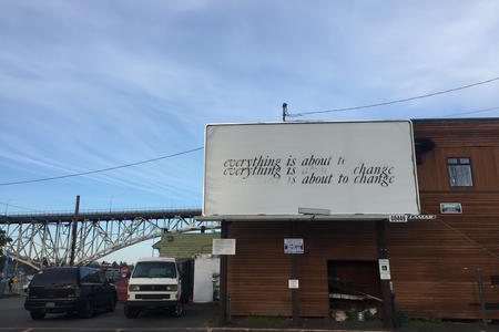 Billboard by Portland artist Alyson Provax