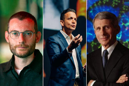 Trevor Bedford, Vin Gupta and Anthony Fauci