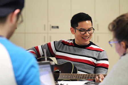 Man playing guitar
