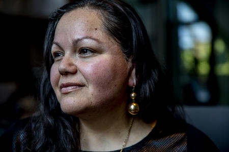 Close up portrait of woman
