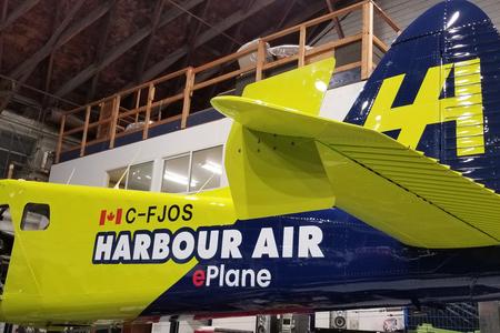 An electric plane from Harbour Air