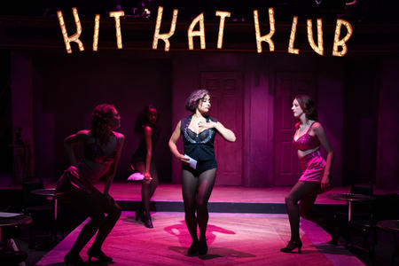 Tanesha Ross in rehearsal for Cabaret