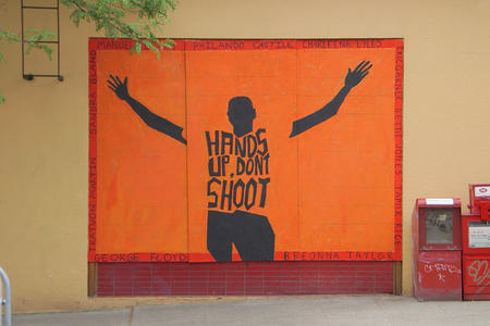 Artist painted mural