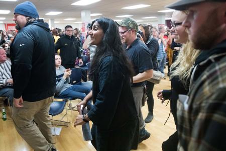Kshama Sawant at her election party