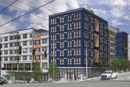 Apartment building renderings