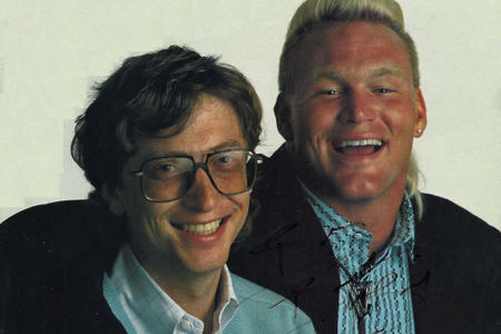 Bill Gates and Brian Bosworth