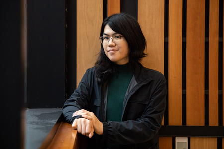 Maia Xiao on the UW campus