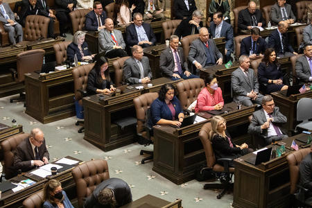 Washington state legislators gather
