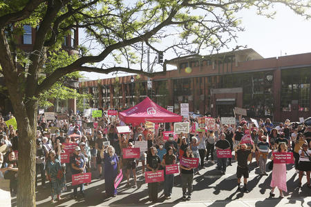 Abortion protest in Spokane