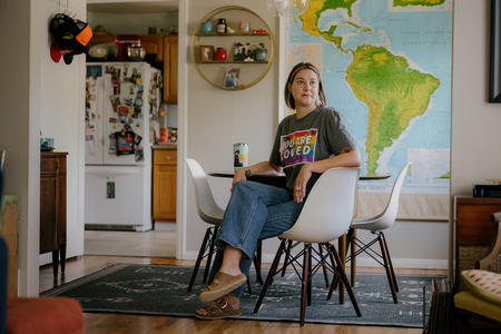 A picture of Olympia-area K-12 teacher Sara Foppiano. 