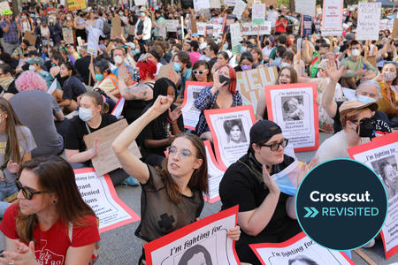 Roe v. Wade protest Seattle June 24, 2022