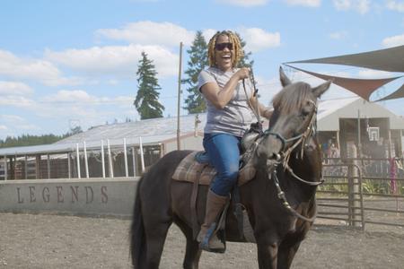 Still from Alison Désir on the new season of Out &amp; Back