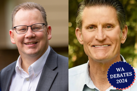 Chris Reykdal and David Olson